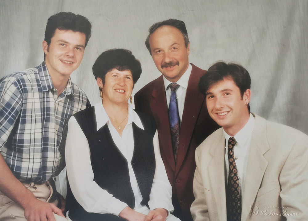 Familie Pühringer Anfang 90er
